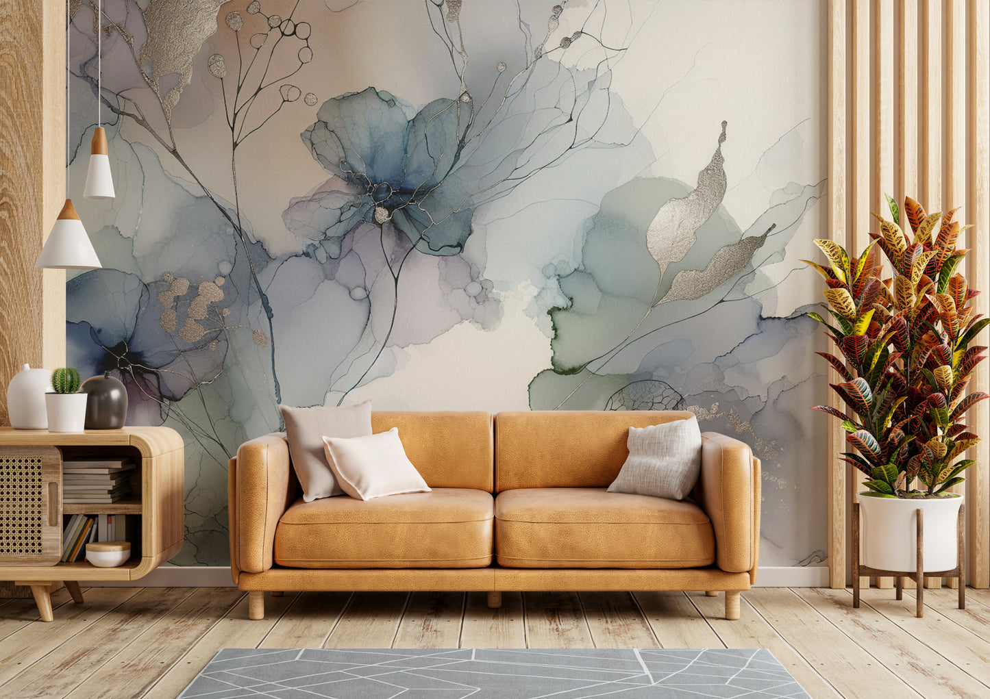 Soft Bloom Essence Wall Mural