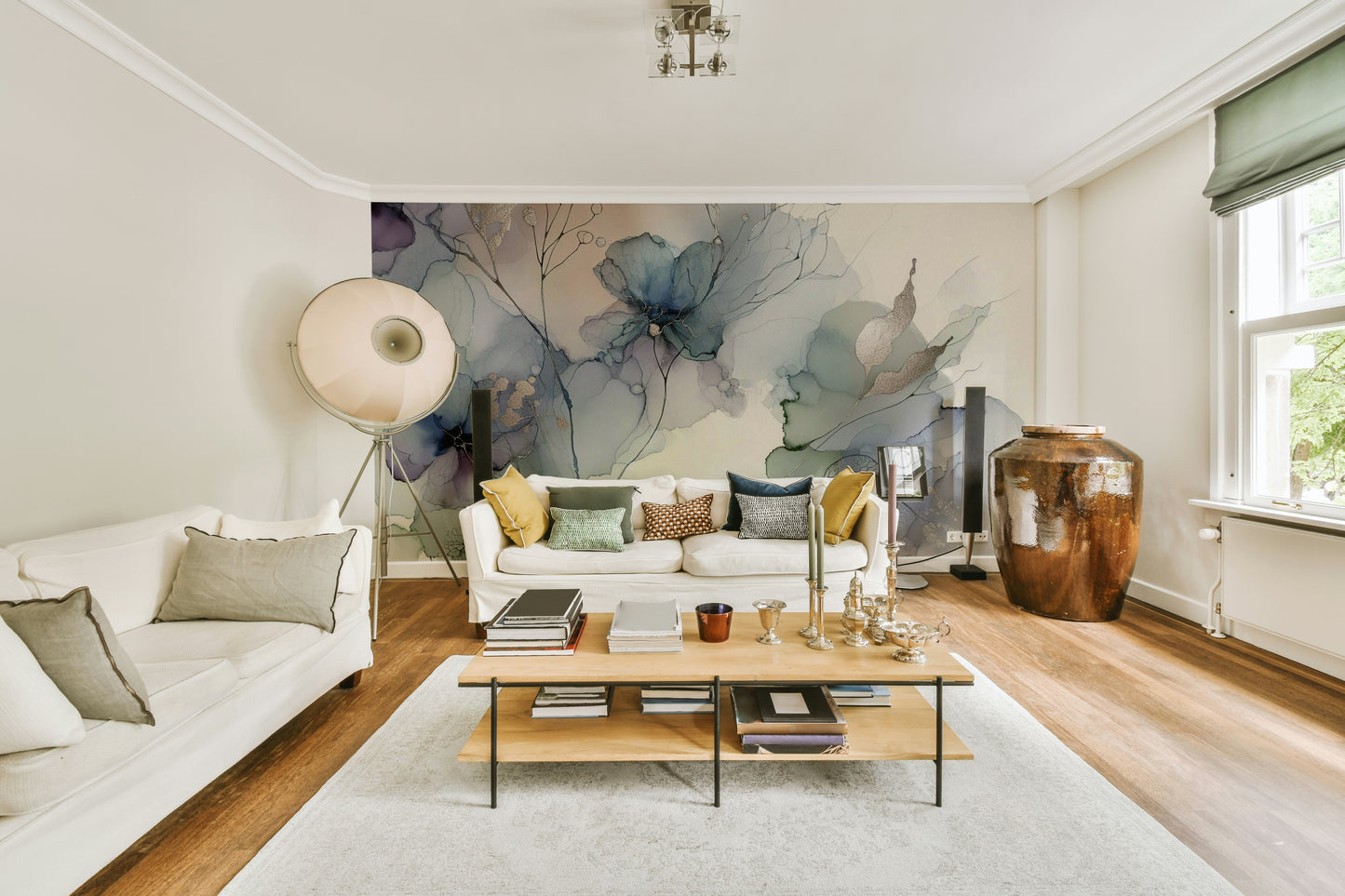 Soft Bloom Essence Wall Mural