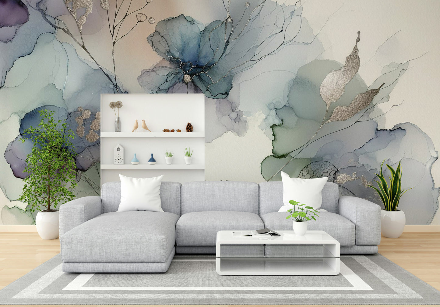 Soft Bloom Essence Wall Mural