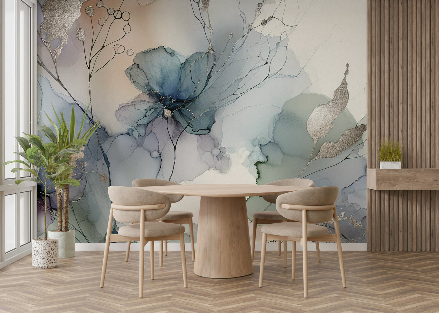Soft Bloom Essence Wall Mural