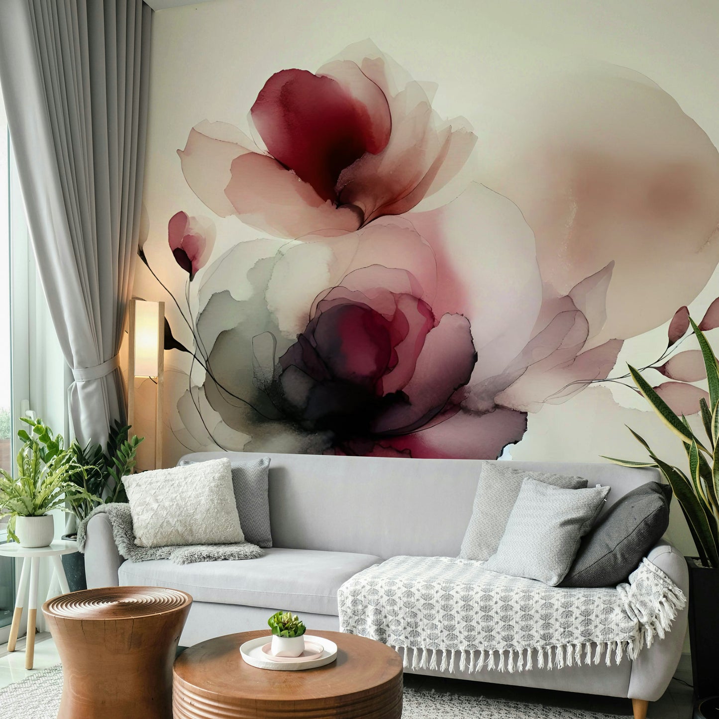 Soft Petal Dream Wall Mural