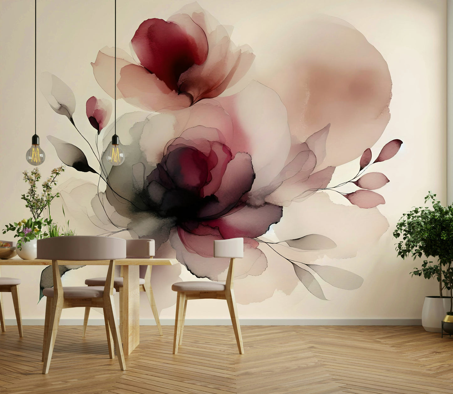 Soft Petal Dream Wall Mural