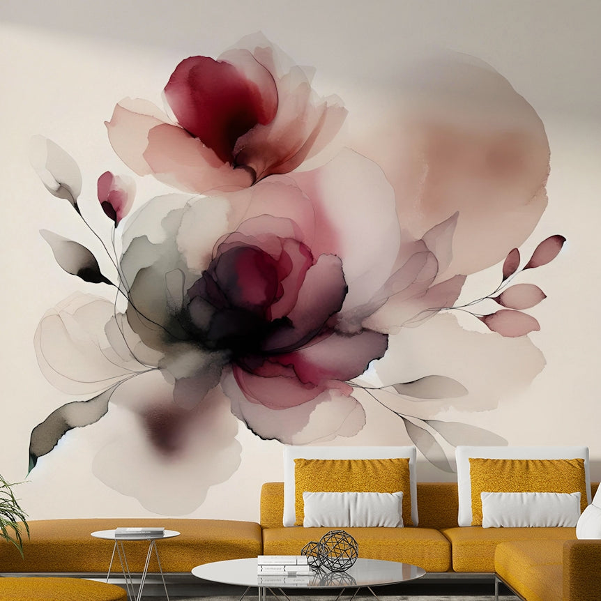 Soft Petal Dream Wall Mural