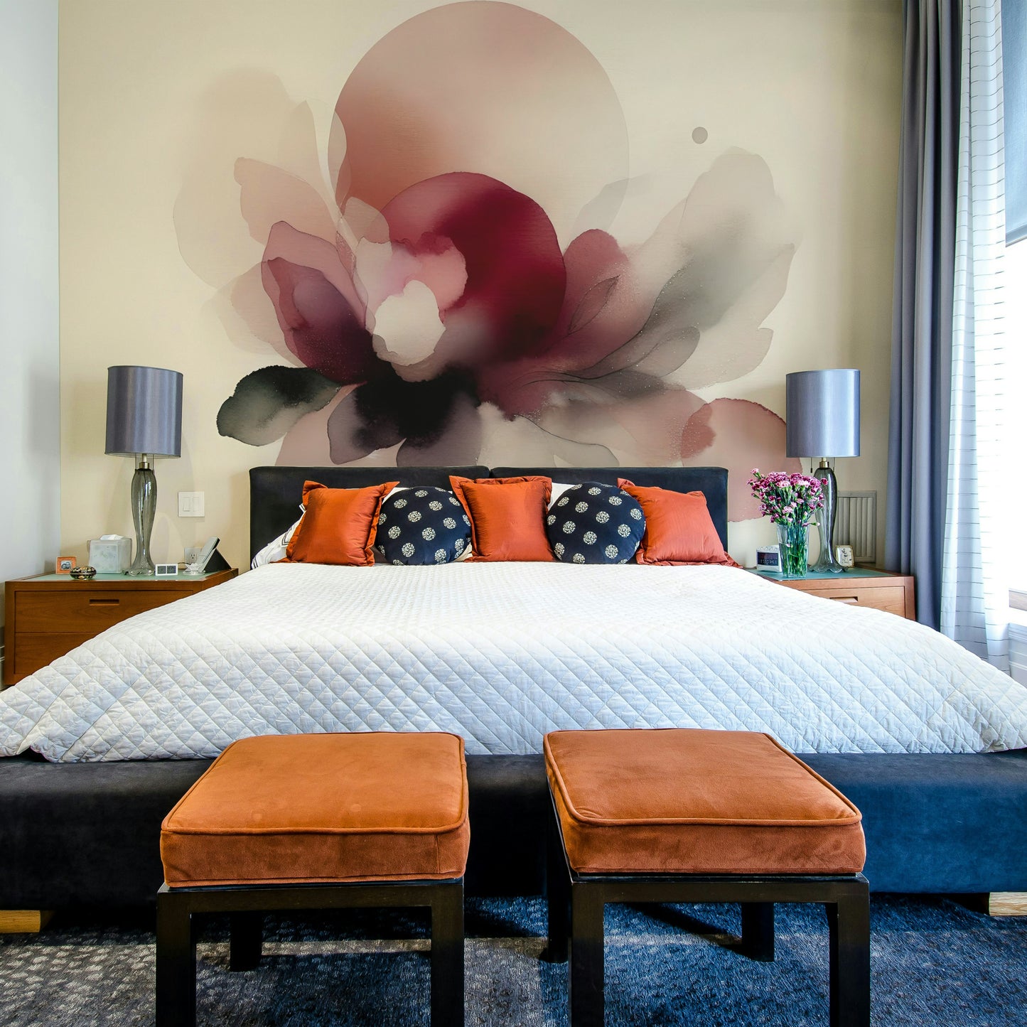 Soft Petal Whispers Wall Mural