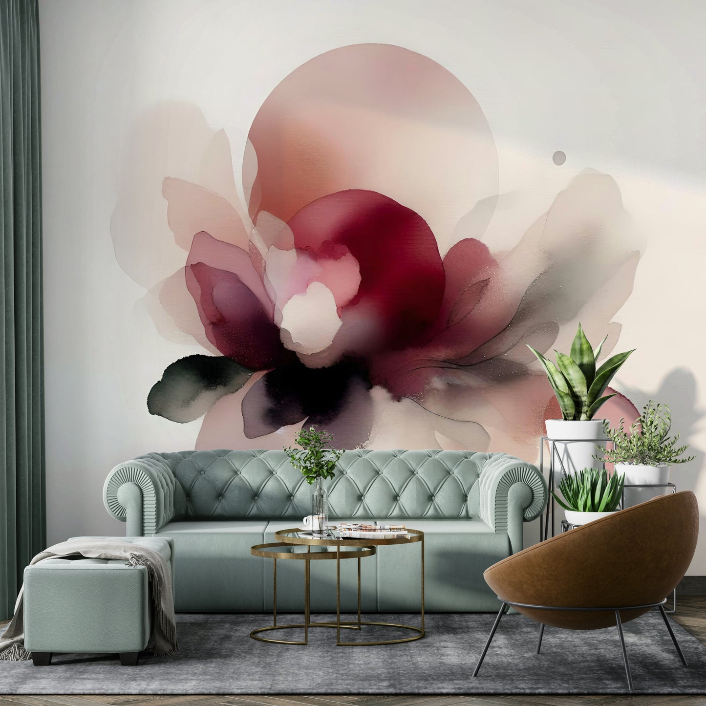 Soft Petal Whispers Wall Mural