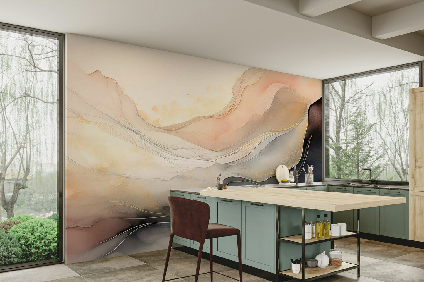 Ethereal Veil Wall Mural
