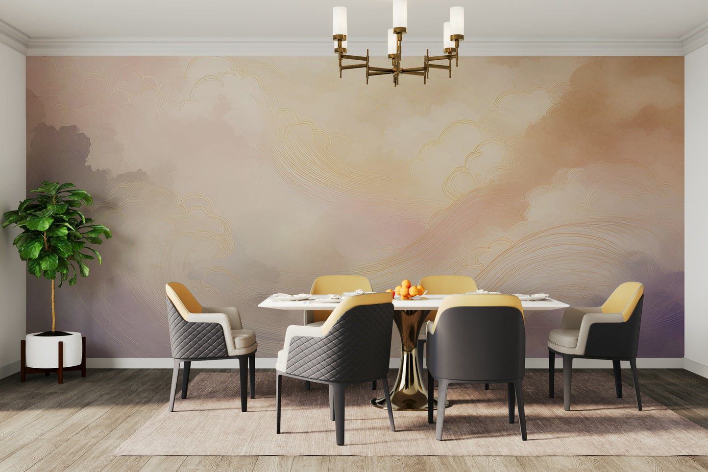 Gentle Aura Skies Wall Mural