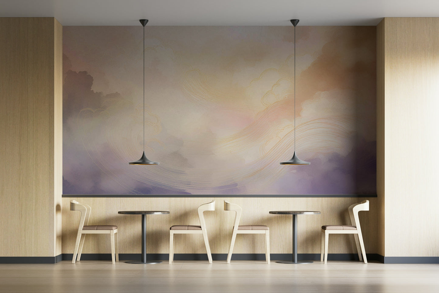 Gentle Aura Skies Wall Mural