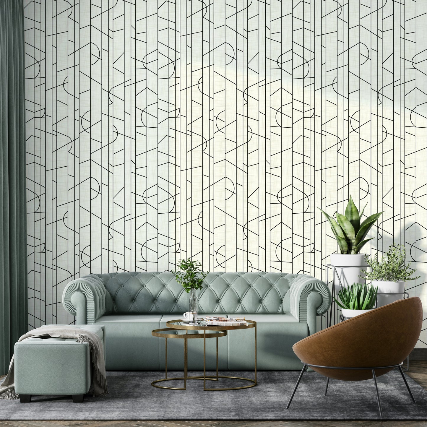 Contemporary wallpaper for stylish feature walls

