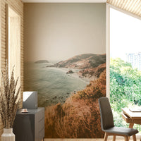 California’s Big Sur coastline captured in this beautiful wall mural.

