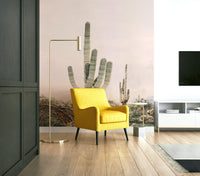 Natural desert landscape mural for serene spaces

