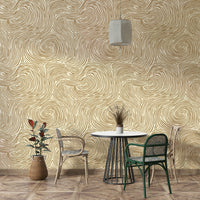Elegant woven wallpaper mural with a natural, sophisticated look.

