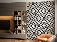Small mosaic pattern in modern monochrome hues

