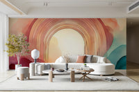 Rainbow Dream Portal mural bringing a magical, colorful vibe to your room.

