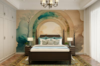 Soft, natural elements in the Natural Dream Portal wall mural.

