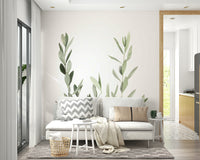 Nature-inspired Botanical III mural wallpaper with plants.

