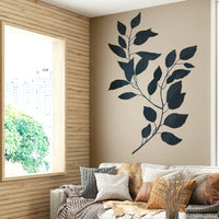 Botanical Silhouette Wall Mural adding depth to your walls.

