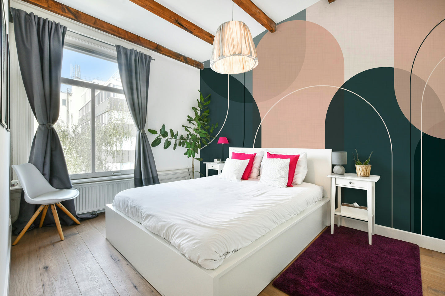 Subtle arch design for bedrooms

