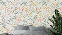 Soft Floral Dreams wallpaper in pastel floral design.

