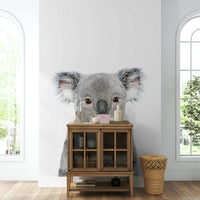 Fun and colorful koala wall mural for a unique room design.

