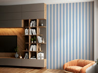 Contemporary city skyline stripes wallpaper for walls

