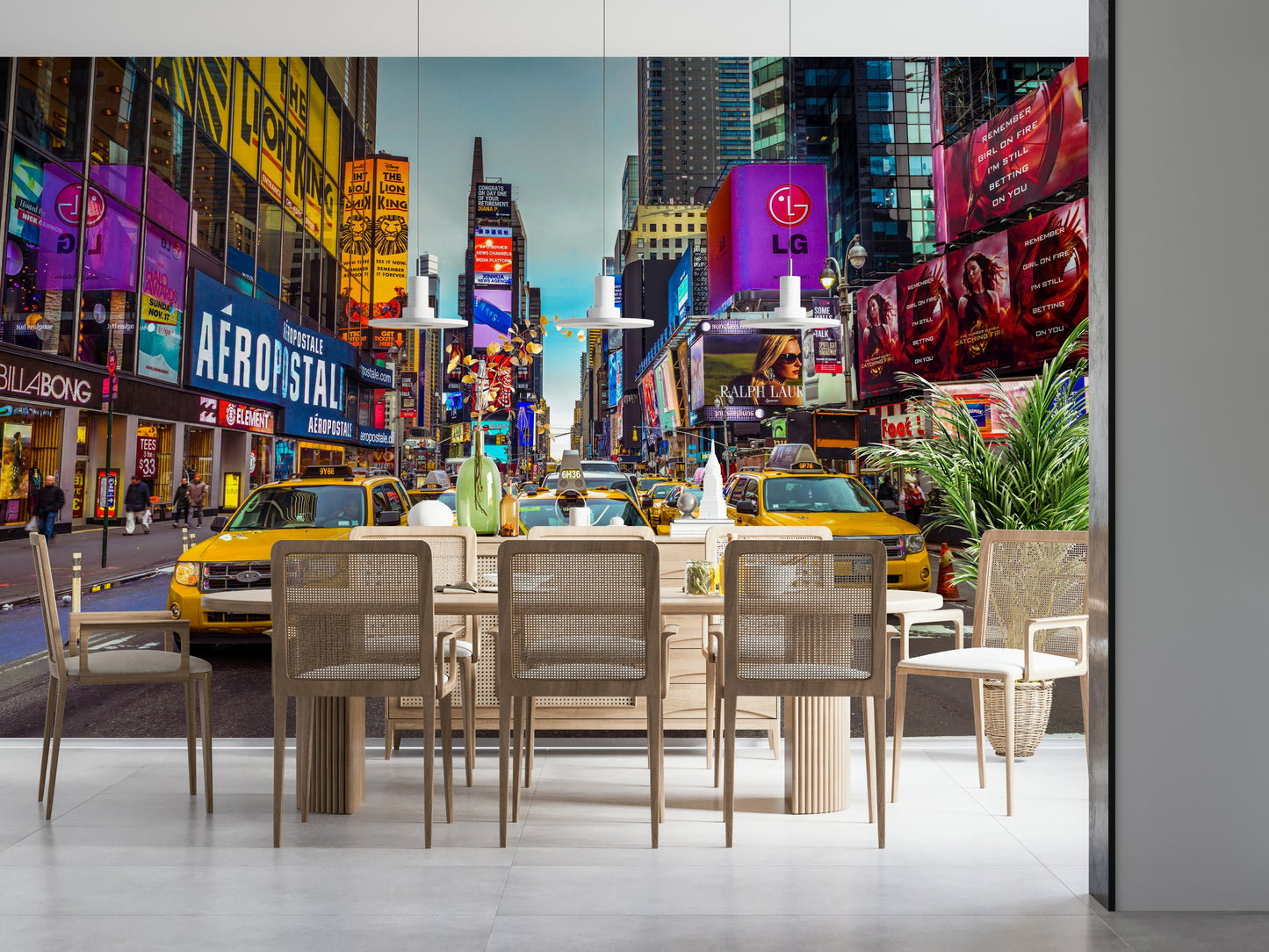 New York's Urban Pulse Wall Mural