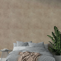 Faux suede wallpaper in light poudre tone

