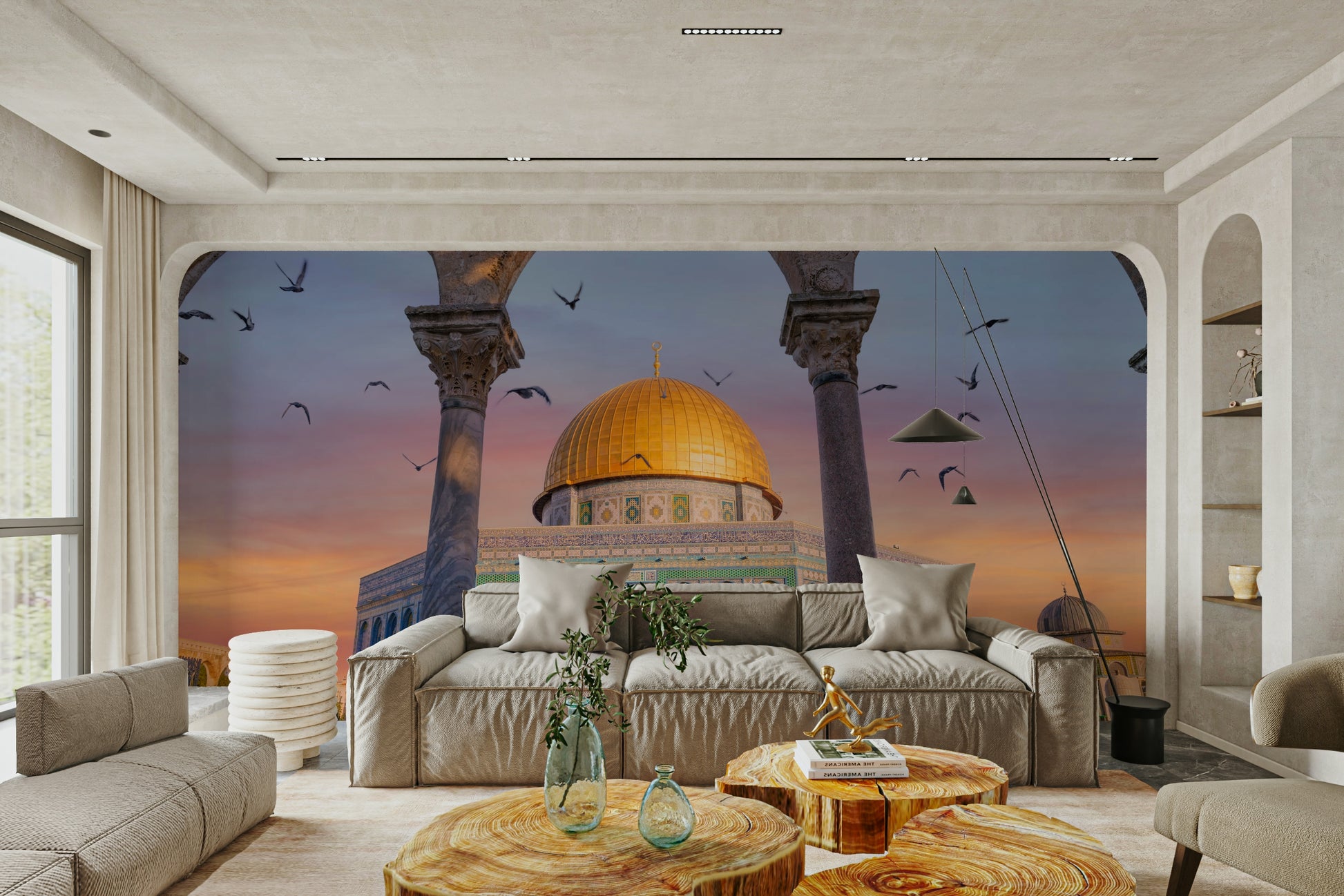 Dome of the Rock mural

