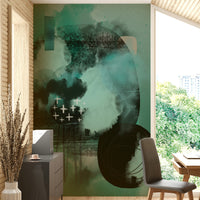 Still Tones Wall Mural with soft earthy color gradients.


