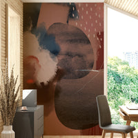 Warm gradient mural wallpaper

