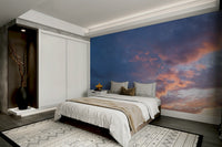 Warm-toned sky wall mural

