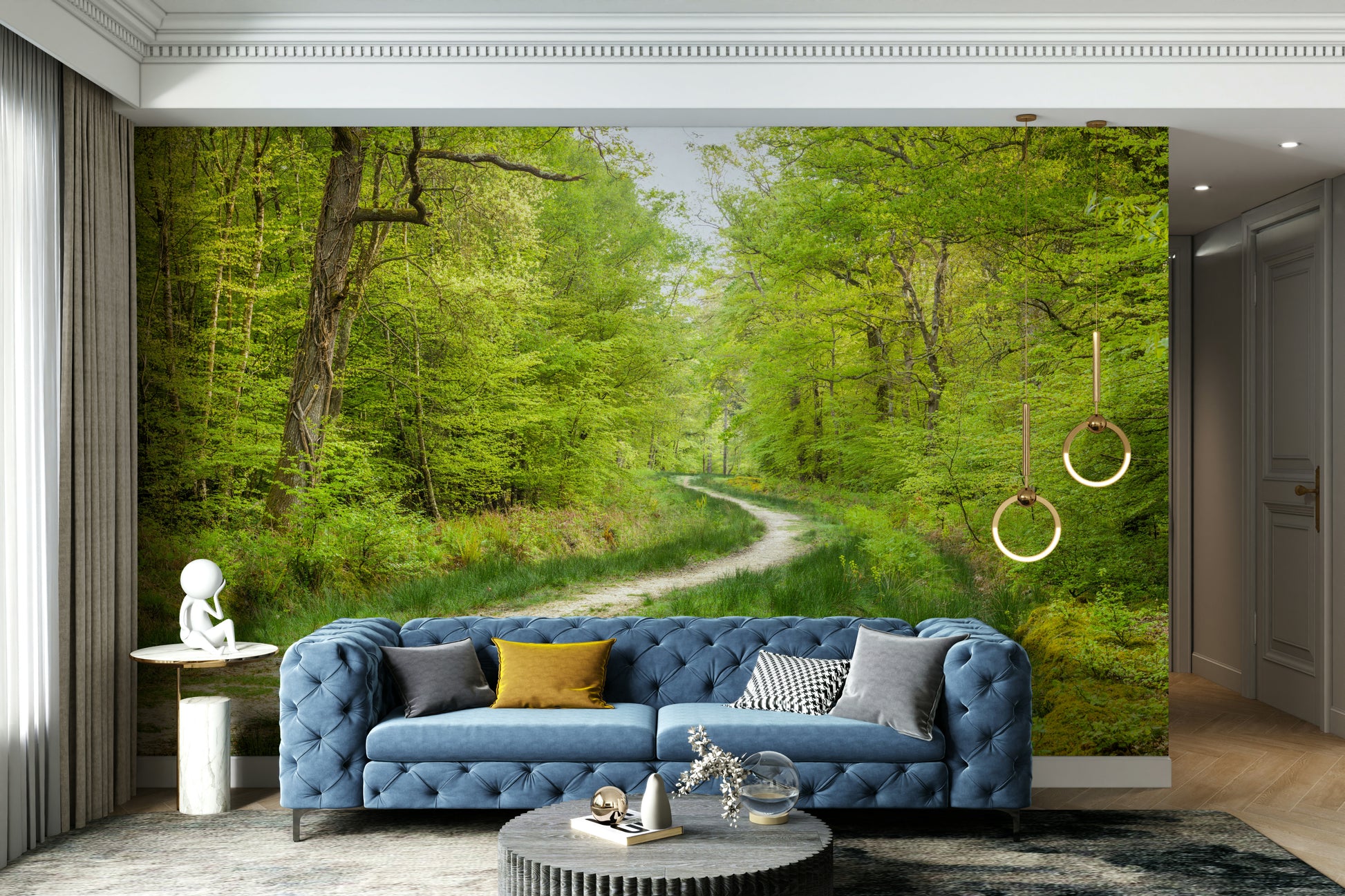 Woodland wanderlust wall mural

