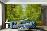 Woodland wanderlust wall mural

