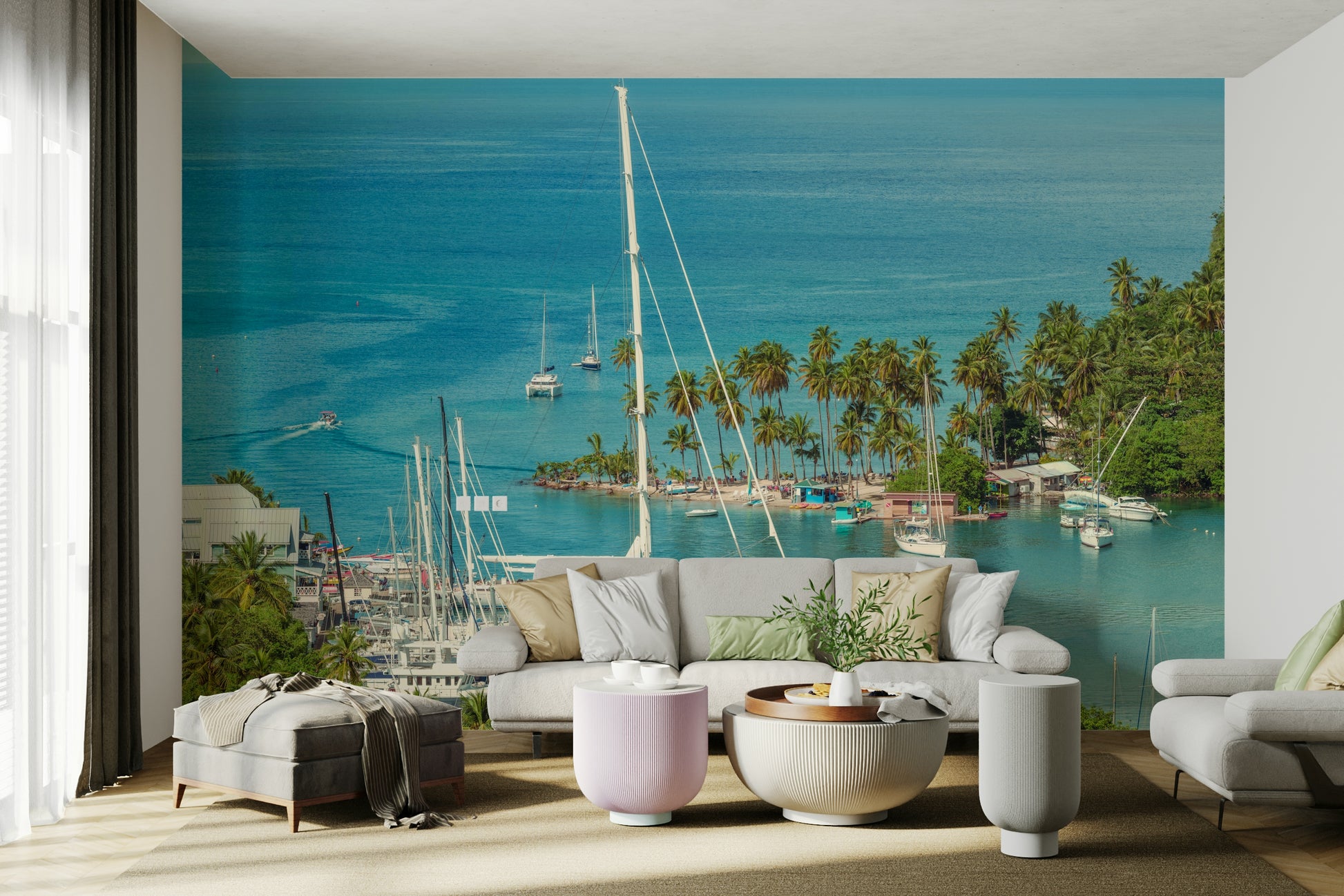 Horizon ocean mural wallpaper

