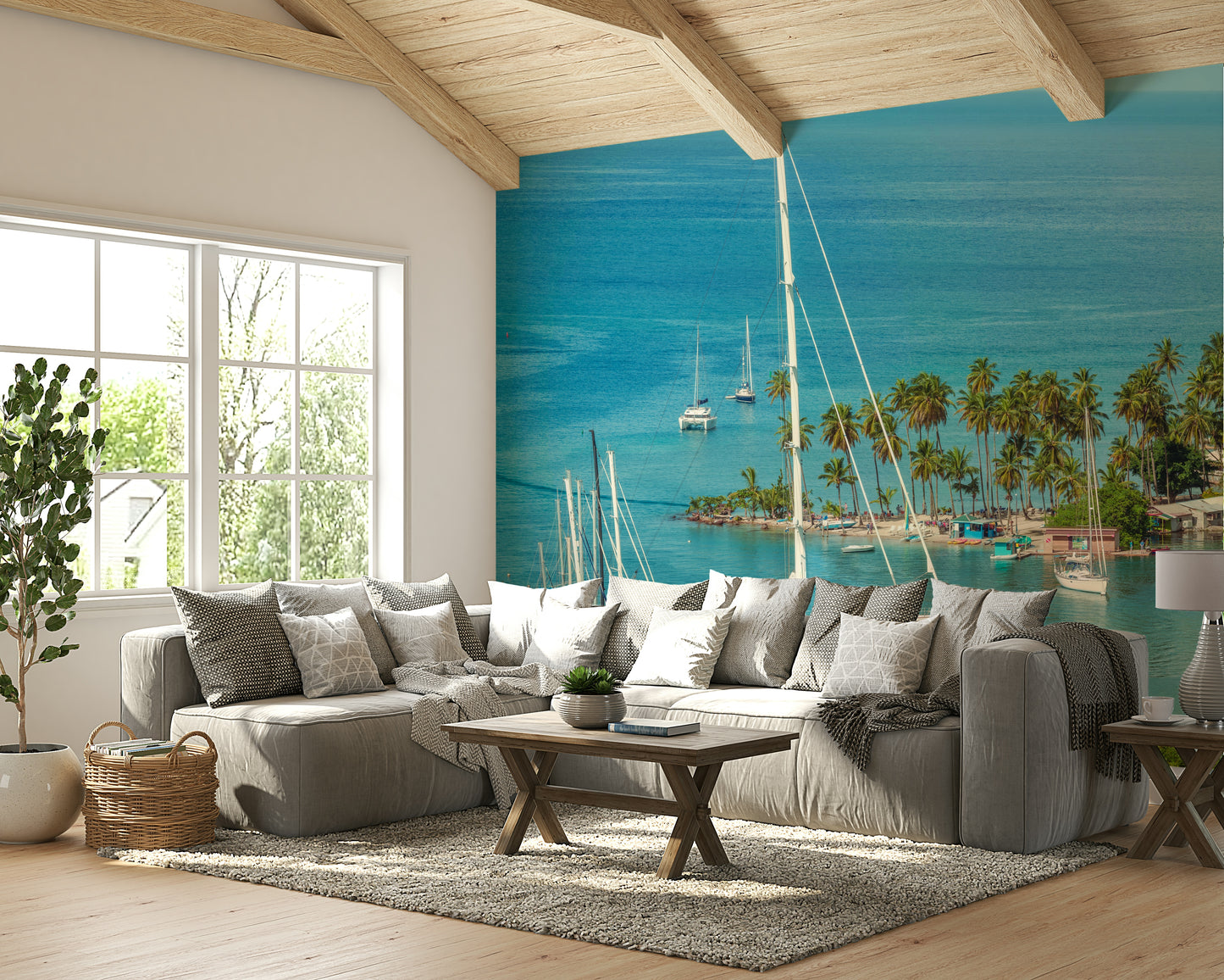 Ocean view wall mural

