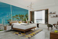 Palm tree seaside wallpaper

