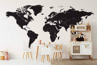 Modern geography wallpaper design


