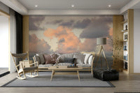 Celestial night sky wall mural

