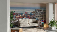 Vibrant Havana mural wallpaper

