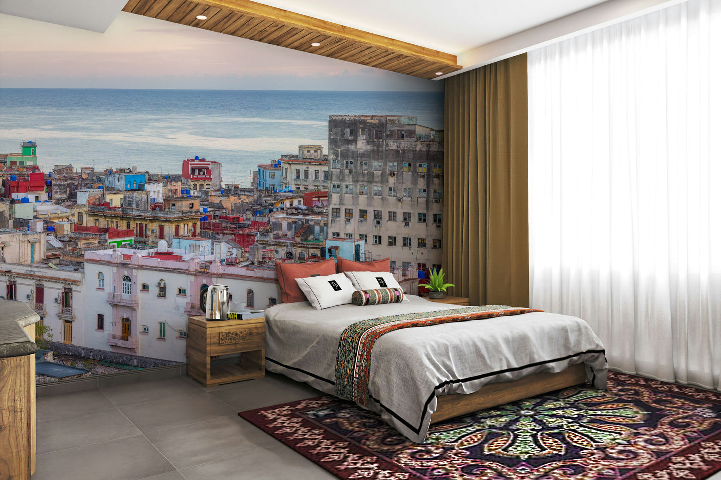 Colourful Cuban architecture wallpaper

