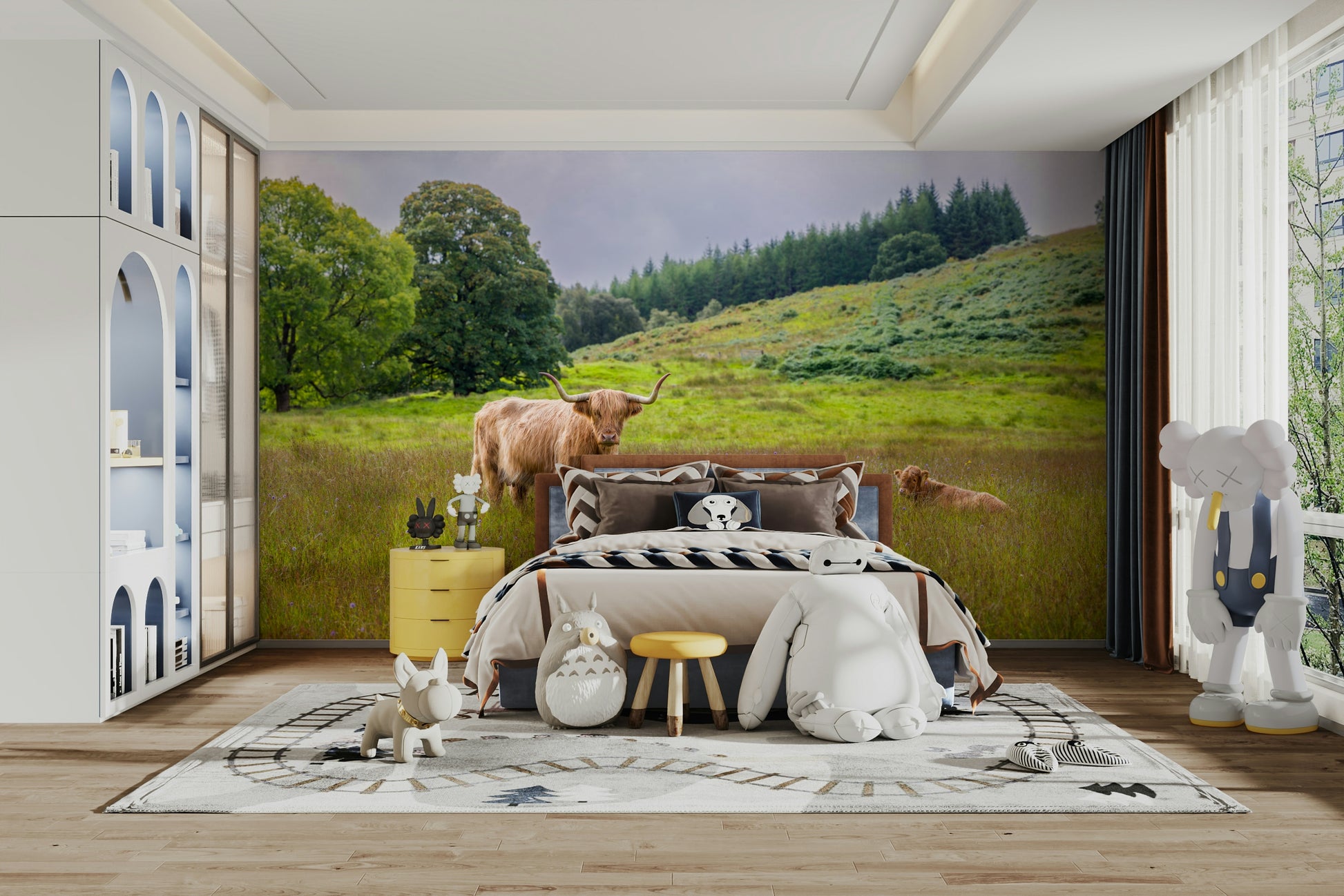 Scenic Scotland wall mural

