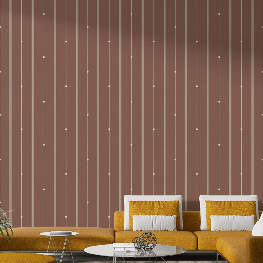 Refined, warm sienna dust wallpaper for a modern look

