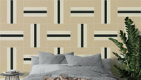 Geometric 04 Wallpaper with bold, angular patterns

