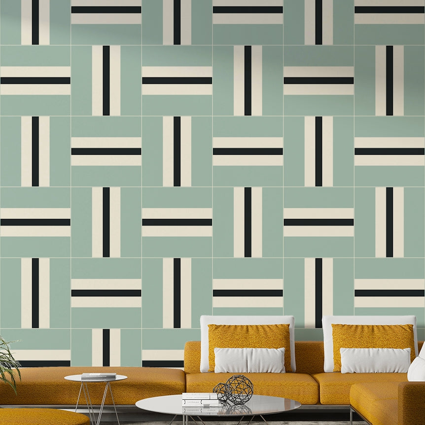 Minimalist geometric wallpaper for modern interiors

