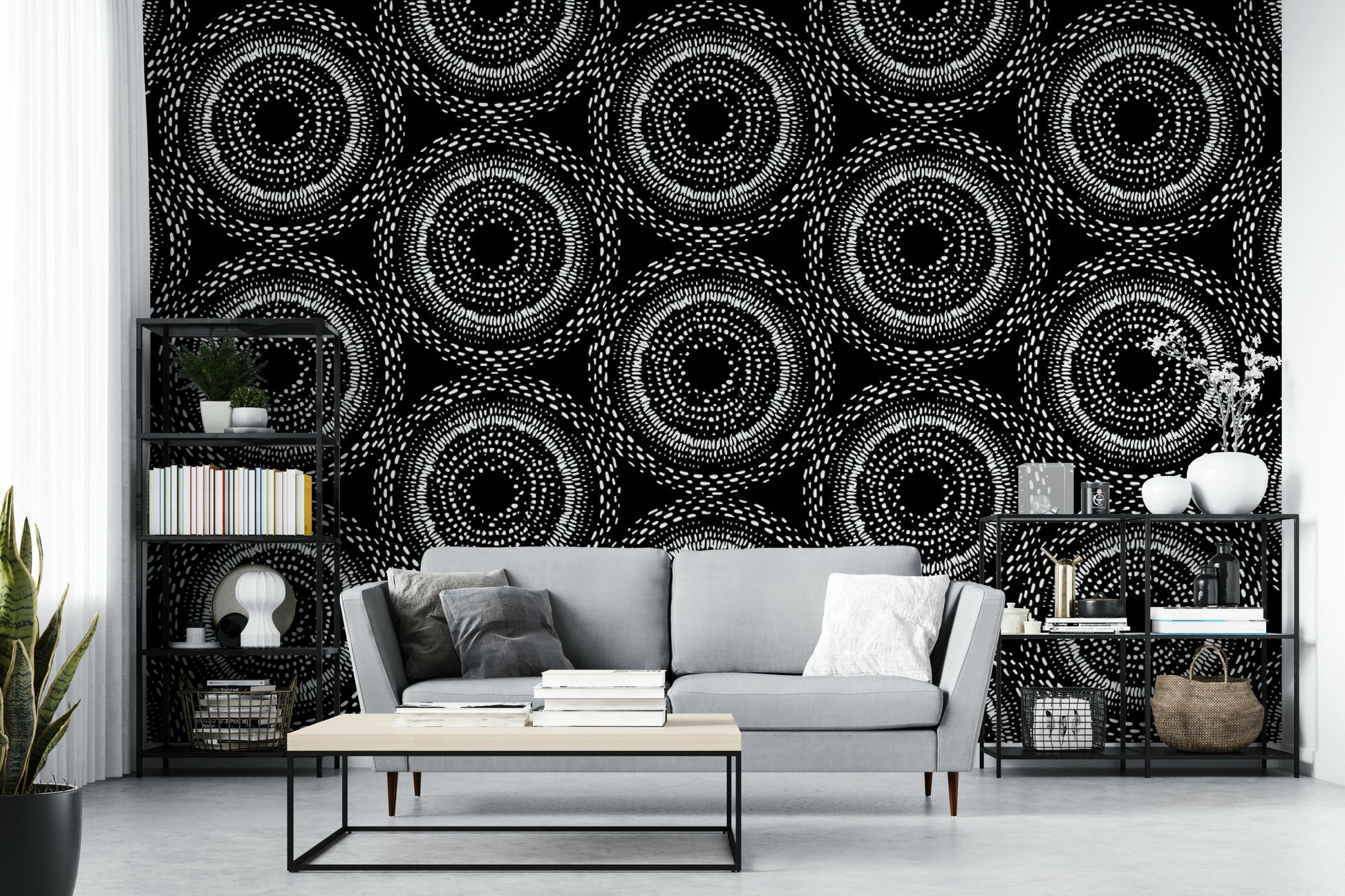 Organic Opulence wallpaper featuring natural patterns

