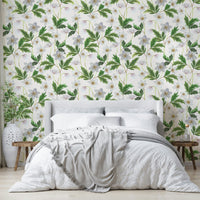 Fresh and airy floral wallpaper for modern homes

