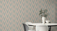Winter Solstice Damask Collection Wallpaper design

