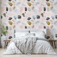 Abstract Cocceiomotiflow mural with subtle motion

