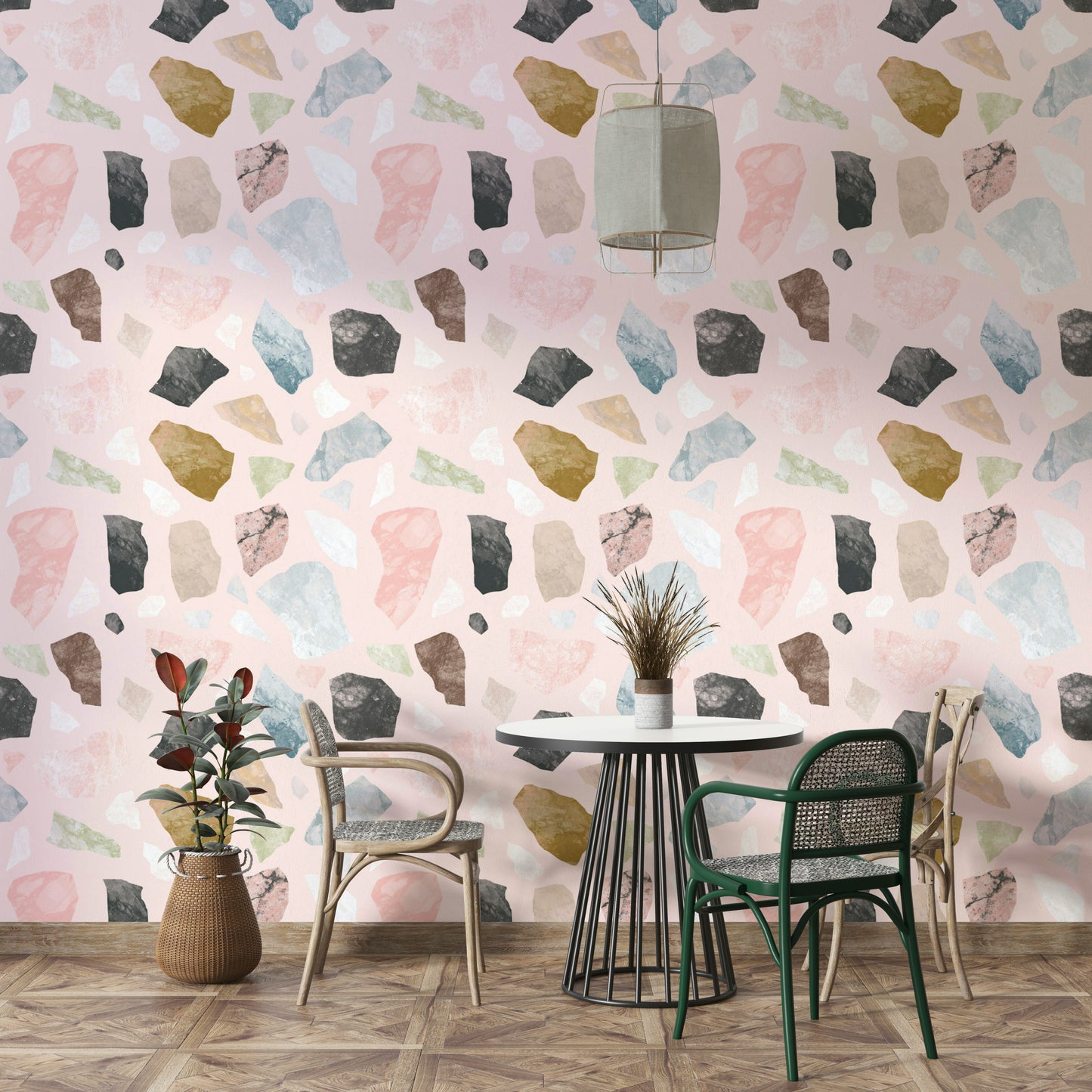 Fluid Cocceiomotiflow pattern for sophisticated décor

