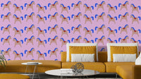 Soft modern art wallpaper with pastel movement


